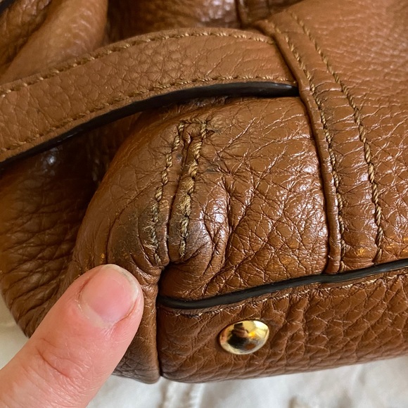 Gansevoort Large North South Tan Leather Tote - Picture 15 of 16